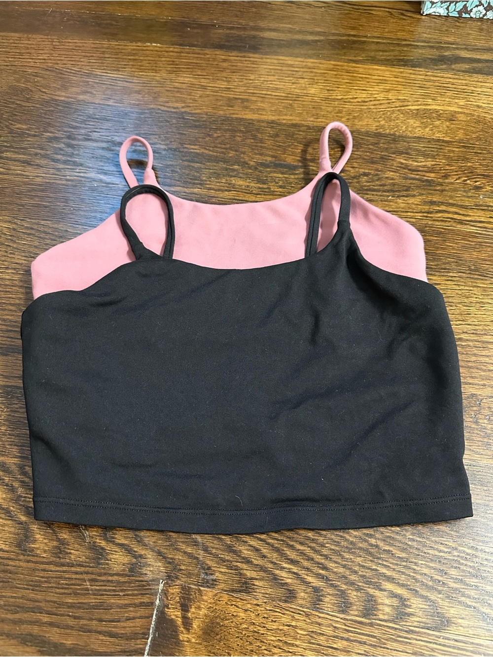 Avia Black & Pink 2 Pack Sports Bra Bundle Medium